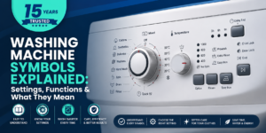 Washing machine symbols explained